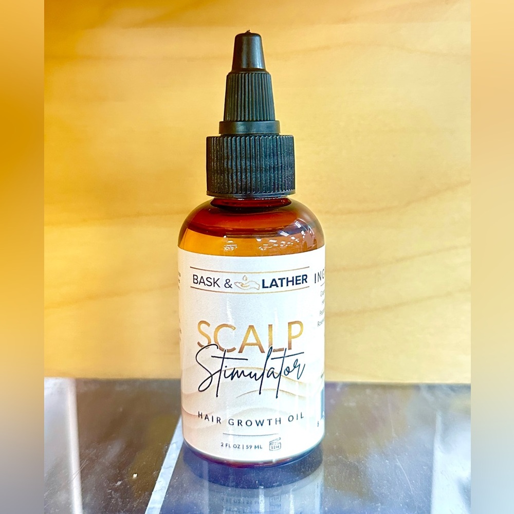 Bask & Lather Scalp Stimulator Growth Oil 2oz